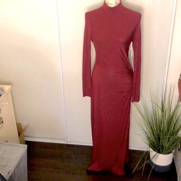 NWT! Young Fabulous & Broke Long Sleeve Maxi Dress Size Medium - Picture 1 of 6